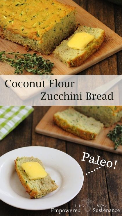 Coconut Flour Savory Zucchini Bread | Chella's Common Cents